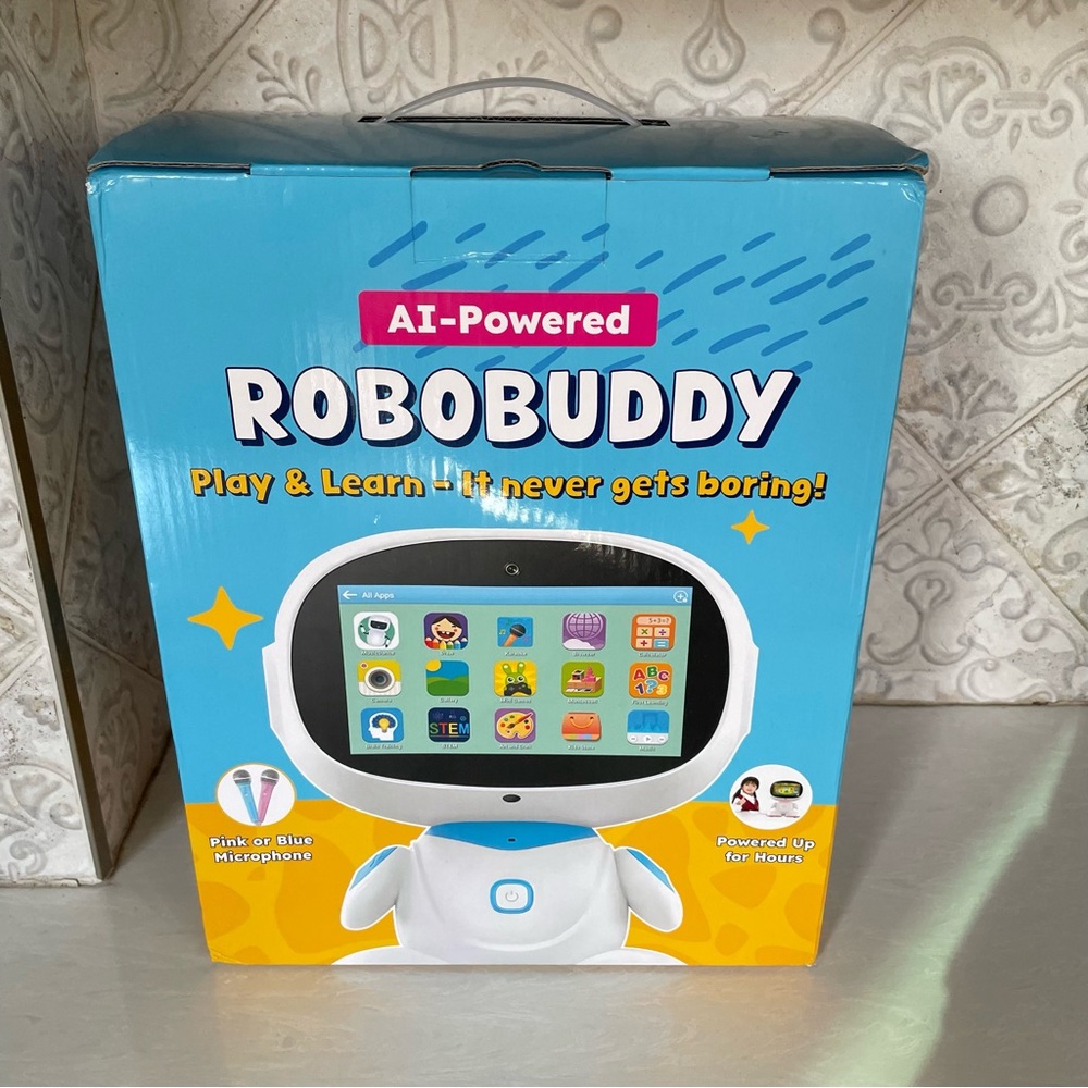 AI-Powered Robobuddy - Interactive Toy - Blue and White - Picture 5 of 9